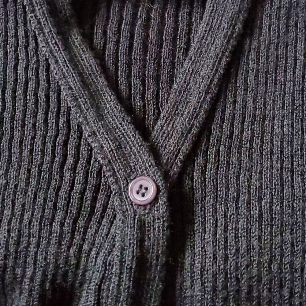 6 by SIX Women Knitted Black Cardigan. Size M - Picture 5 of 7